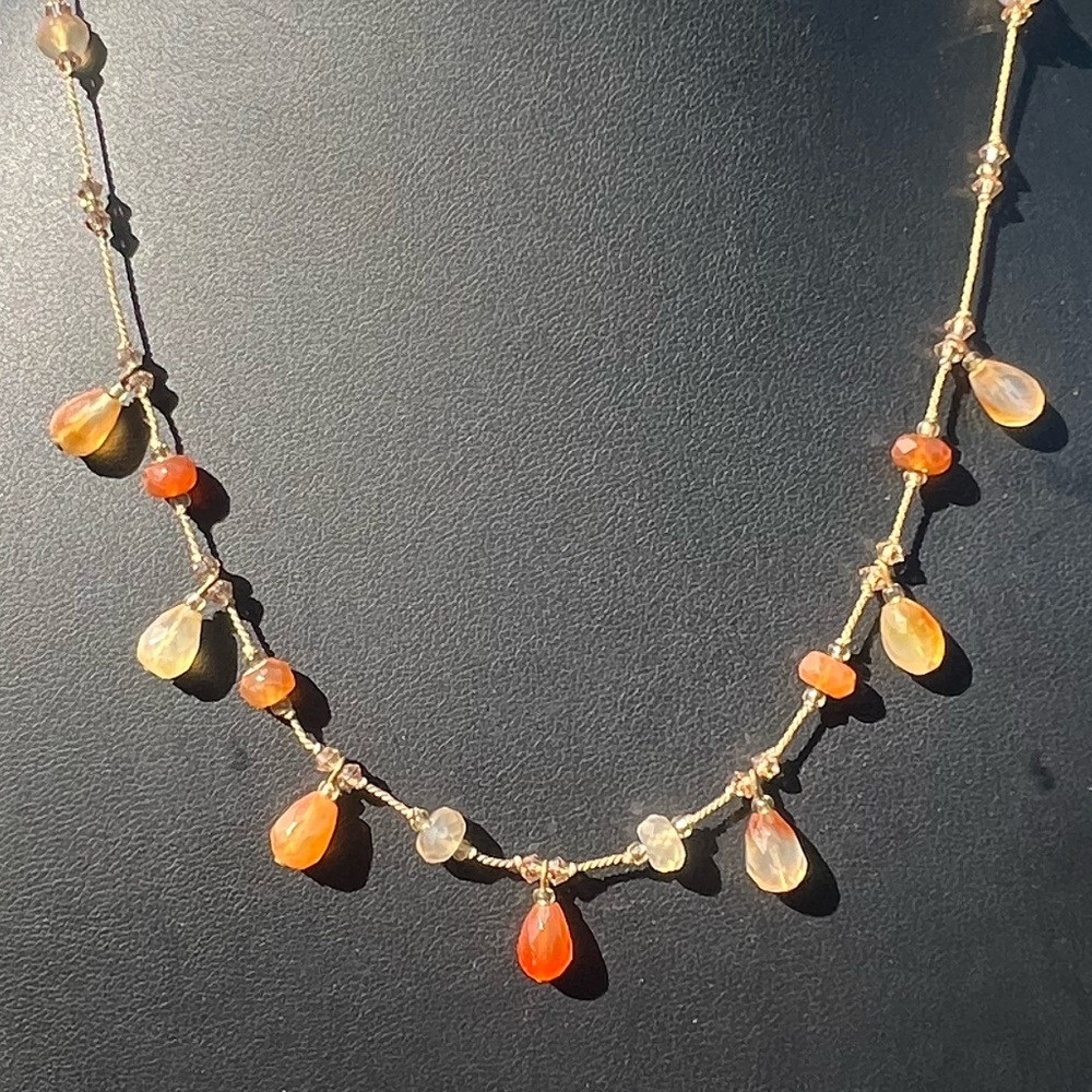 Alexis K semi precious stone necklace